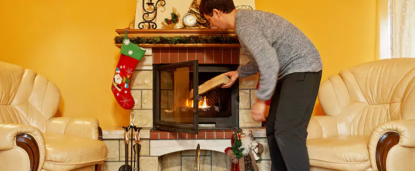Rusted Metal Fireplace Restoration in North Lynnwood, Washington