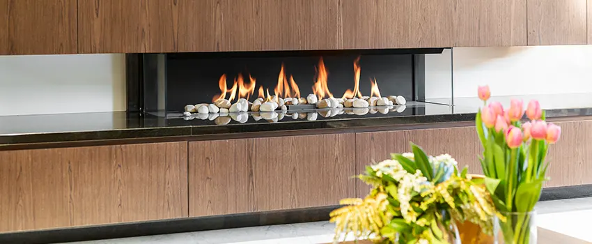 Double-height Fireplace Design Refurbishment in North Lynnwood, Washington
