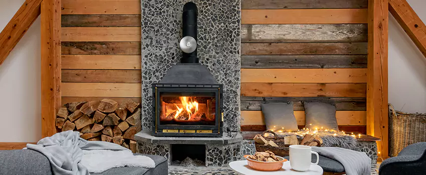 Thelin Hearth Products Direct Vent Gas Stove Fireplace Inspection in North Lynnwood, Washington